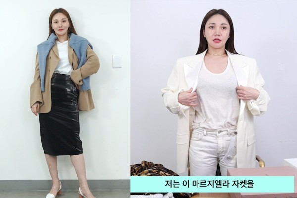 AliceFunk的潮流时尚穿搭，展现颜色搭配技巧，圆领白色上衣搭配多彩条纹裤，完美演绎亮丽风格。