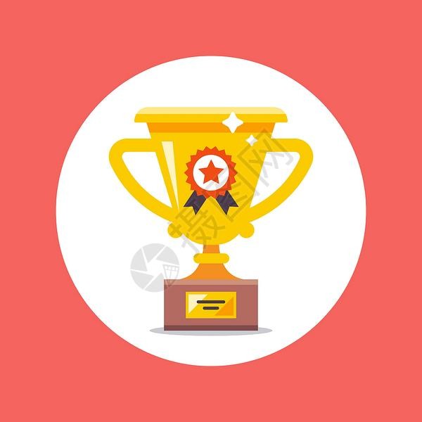 明星合作仪式优胜者的金杯设计图片