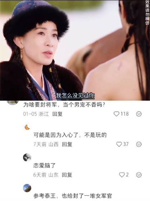 守寡多年的太妃在草原无意中看见一个帅气的小马奴居然一见钟情，封他为大将军