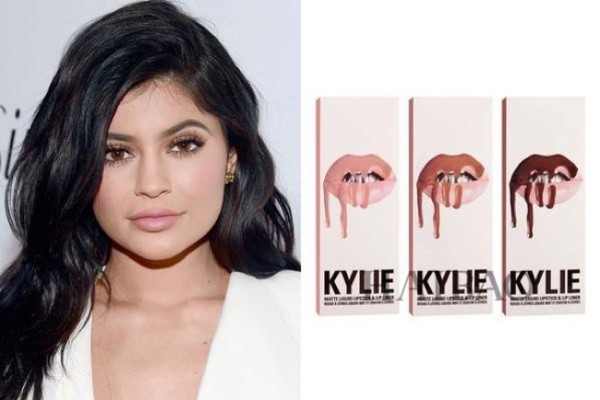 凯莉•詹娜自创的彩妆品牌。图片来自网络