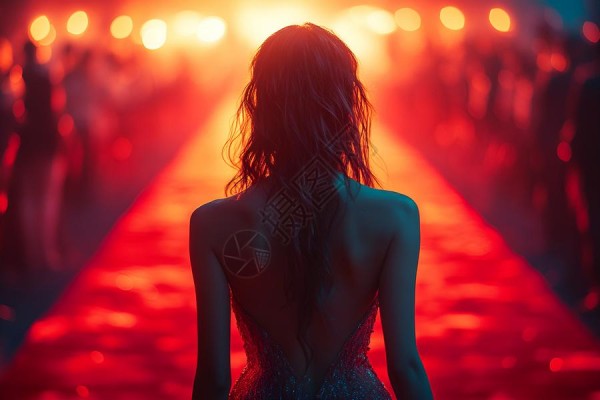 走红毯的女人高清图片
