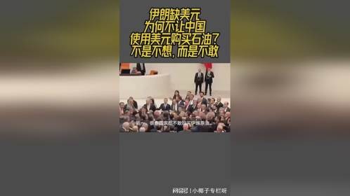 伊朗为何不让中国用美元买石油？