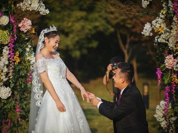 婚礼上新郎对新娘告白