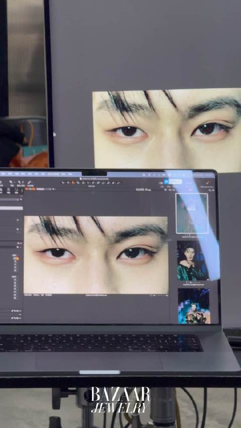 演员刘骏亮相时尚芭莎珠宝刊，演绎珠光宝气开年大片