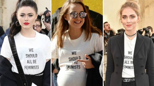 时尚界最火的标语 We should all be feminists