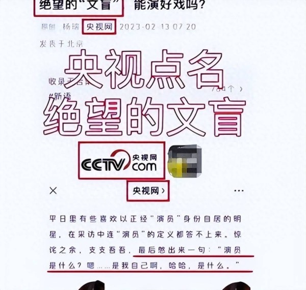 被央视怒批、洋相百出、腹中空空，这几位绝望的文盲凭啥能火