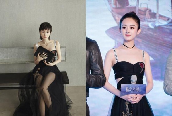 赵丽颖和王子文杠上了? 撞衫5次又带同款帽子