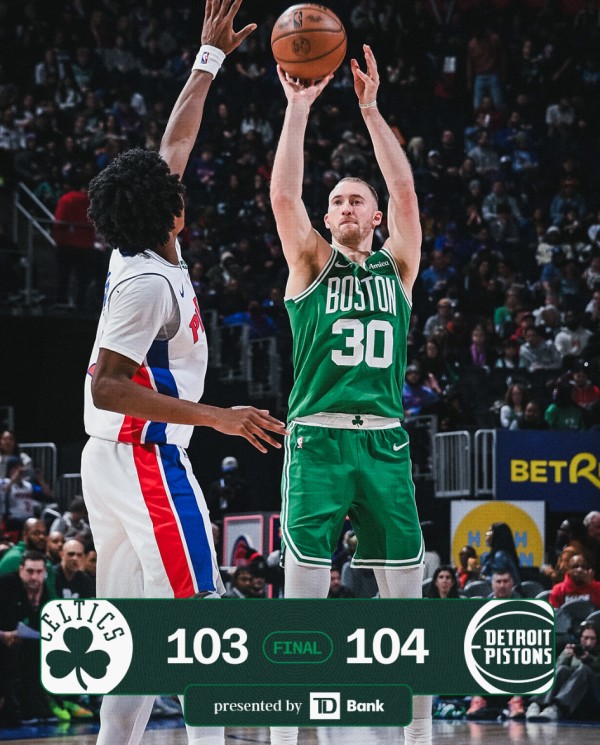 关键两罚不中+绝平打铁！布朗32+11显遗憾 生涯首次全明星先发未加成