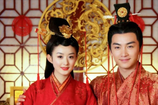 六张明星的古装合照