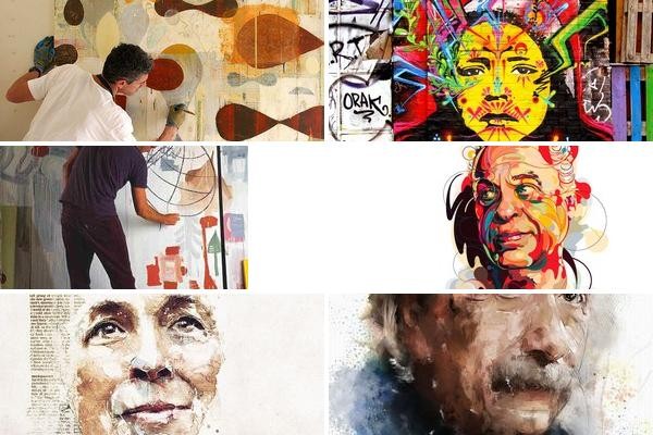 名人墙绘素材的图片