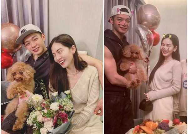 曾之乔情人节秀恩爱 甜喊辰亦儒老公笑容灿烂