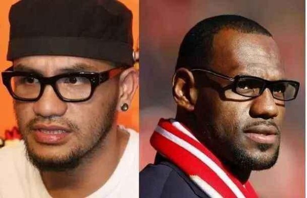 NBA球星撞脸过的中国明星，詹姆斯神似张震岳，科比与陈佩斯很像