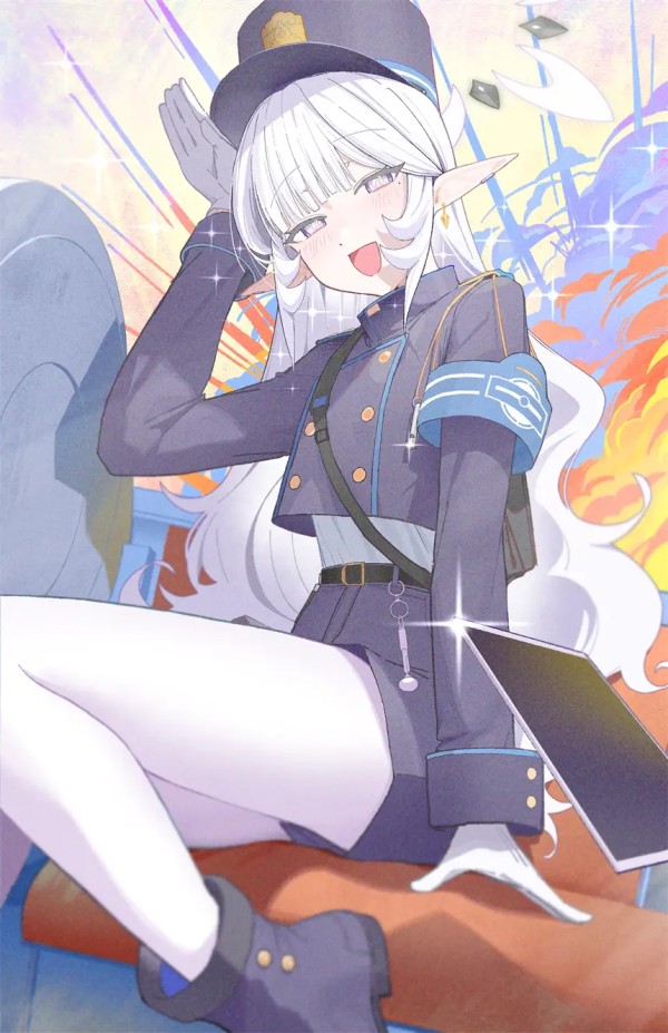 蔚蓝档案 明星日鞠 可爱 白丝 游戏壁纸 手机壁纸