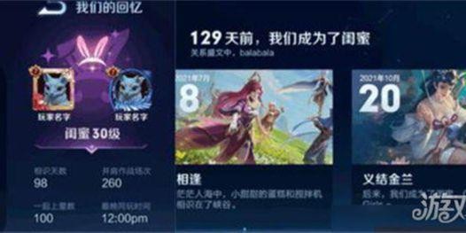 王者荣耀亲密度等级一览表，最新亲密度等级一览表