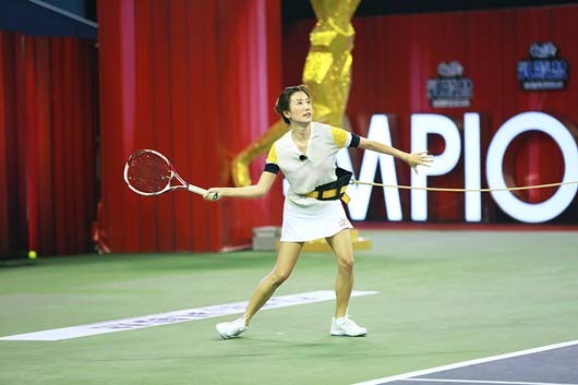 谢婷婷是网球达人