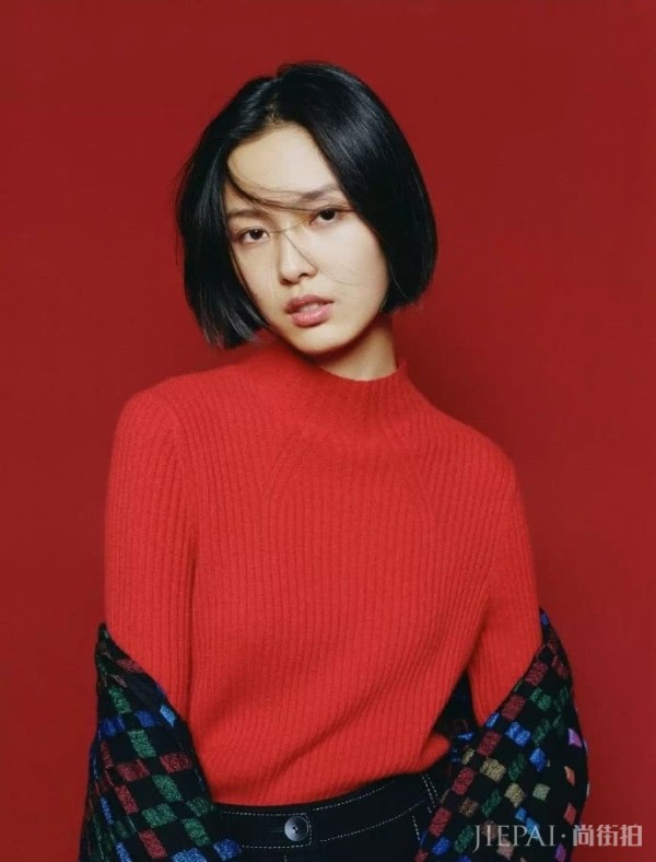 赵佳丽 走男装秀出道的00后女模,天生一张高级脸