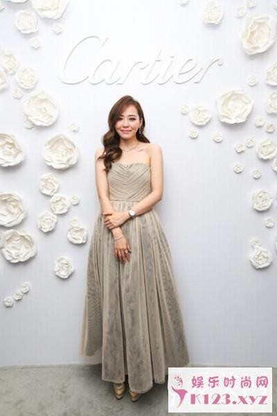 名人婚事:卡地亚挚爱之约 名歌手张靓颖优雅亮相_Y2OOO.COM第1张
