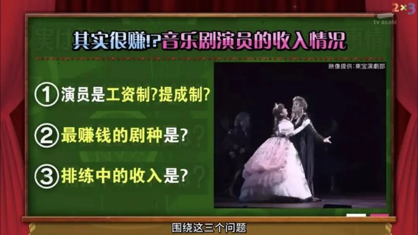 【授权搬运】日本音乐剧演员生存现状讨论（关于商演可以看邻国音乐剧市场得到回答~）