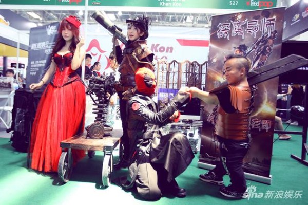 探魔导师主演们与死士合影