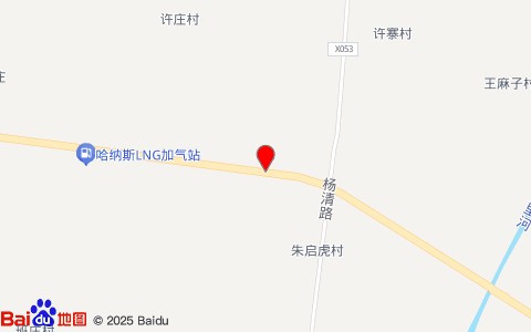 小明星童装(257省道店)位置示意图
