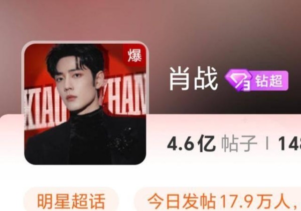 肖战超话连续数日热度持续，WB之夜抢座进行时