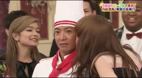 木村拓哉吓得睁大眼