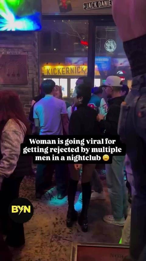 一名亚裔女子在夜总会因为多次被男性拒绝意外在Tiktok走红