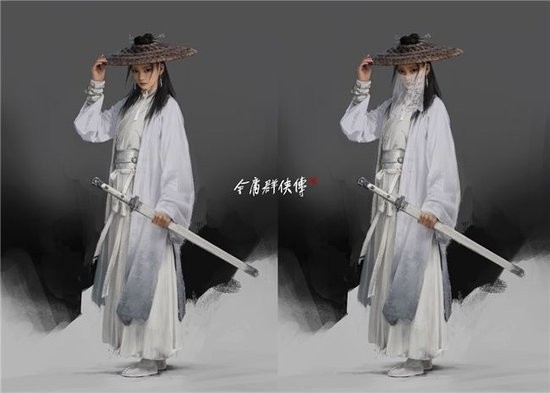 金庸群侠传PV藏玄机？任盈盈设定图被指撞脸某女星