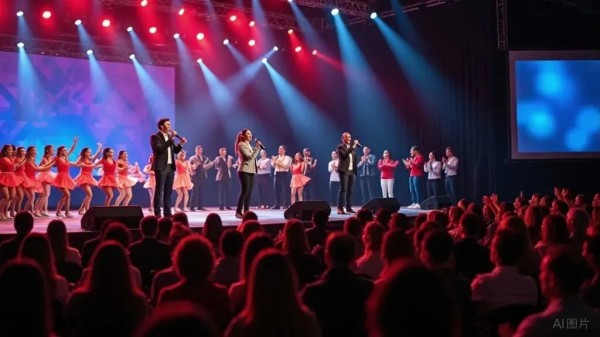 年会见闻：一线明星开奖合影，近10万人围观上亿元奖励