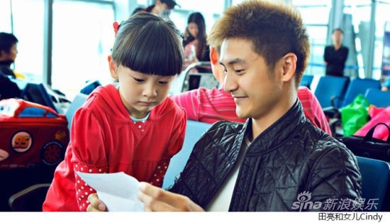 田亮和女儿Cindy