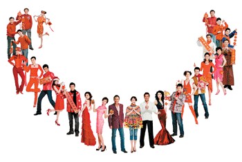 本报联动25位明星向读者拜年了