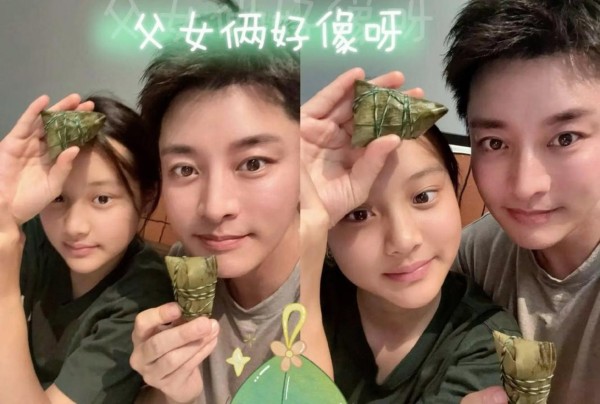 甜馨13岁生日，父亲贾乃亮罕见晒合影为女儿庆生，细节引发网友关注和感慨贾乃亮情真意切展现父爱模样