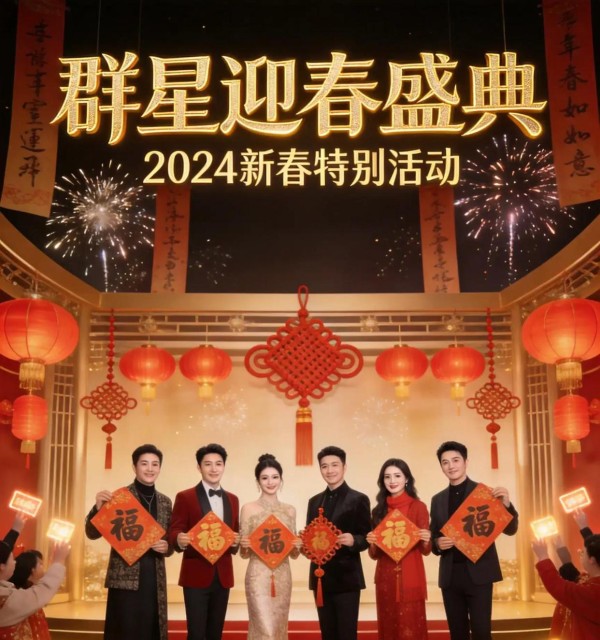 本以为明星迎春就是晒美照，看到他们的仪式感，才发现我们想简单了