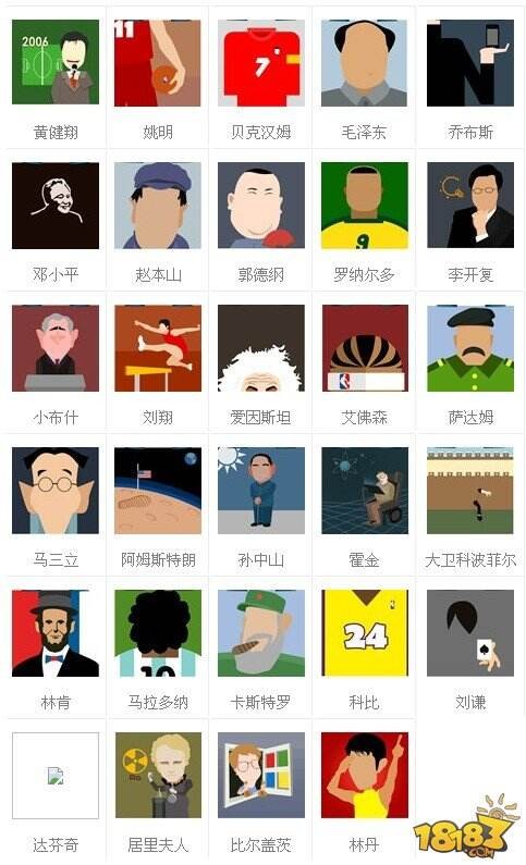 疯狂猜图答案名人明星图文对照答案大全