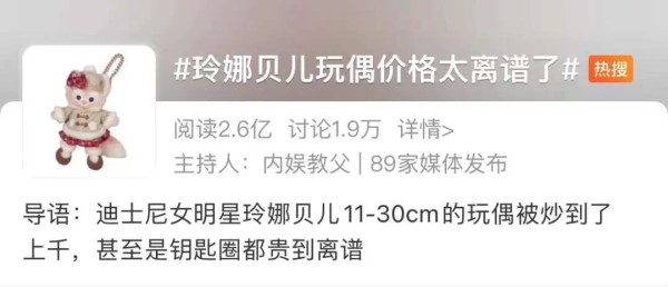 身价狂跌！迪士尼新晋“女明星”玲娜贝儿为甚么这么火？狂跌<strong></strong>