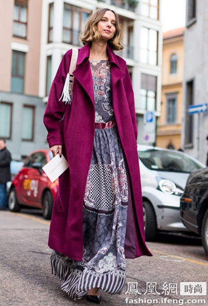 米兰时装周街拍教给我们的9种搭配技巧