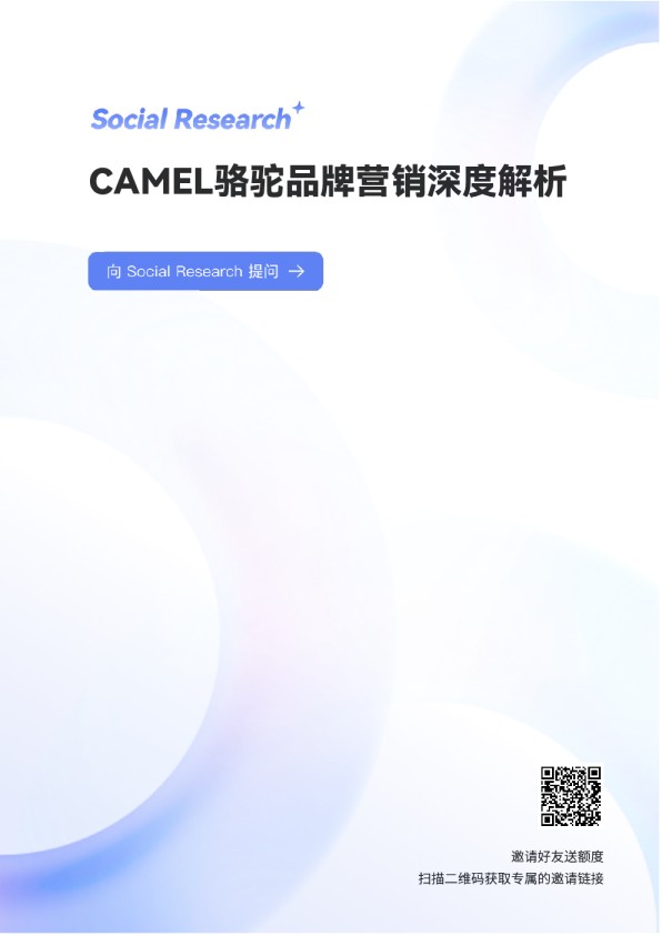 CAMEL骆驼服饰品牌营销深度解析