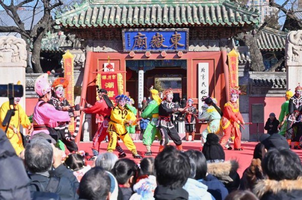 非遗混搭科技！2026朝阳双庙庙会初一开锣