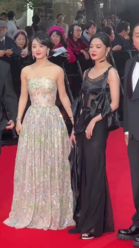 赵丽颖 辛芷蕾同框，美得不同！