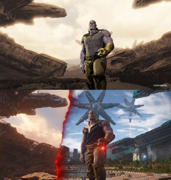 《复联3》特效前后对比 800人团队参与后期制作