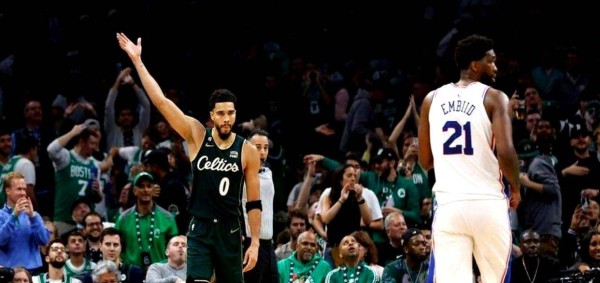 全明星周末刚结束，今日无常规赛仅一场补赛已完成，76人险胜凯尔特人新星首秀显现新希望