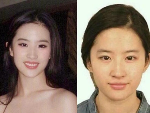 当红女明星证件照对比,一眼就被刘亦菲吸引,张柏芝是真优越