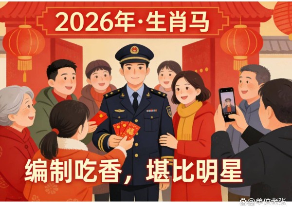 过年走亲戚时，编制确实太吃香了，和明星一样