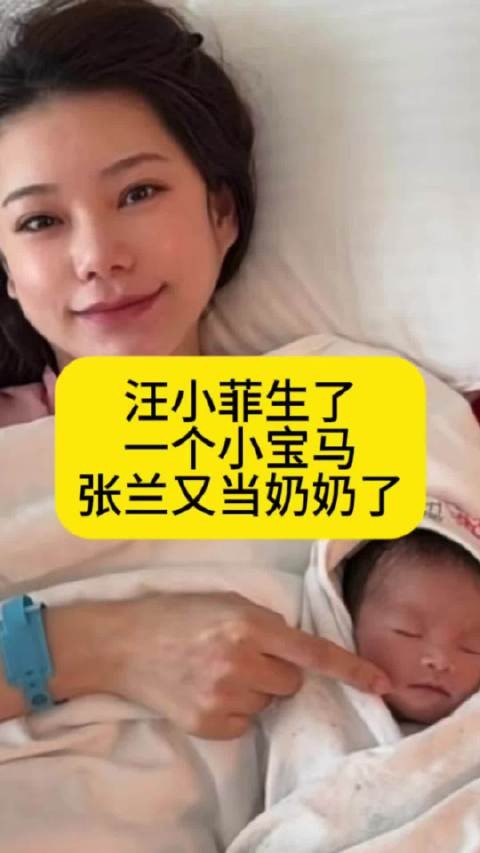 汪小菲生了一个小宝马,张兰又当奶奶了