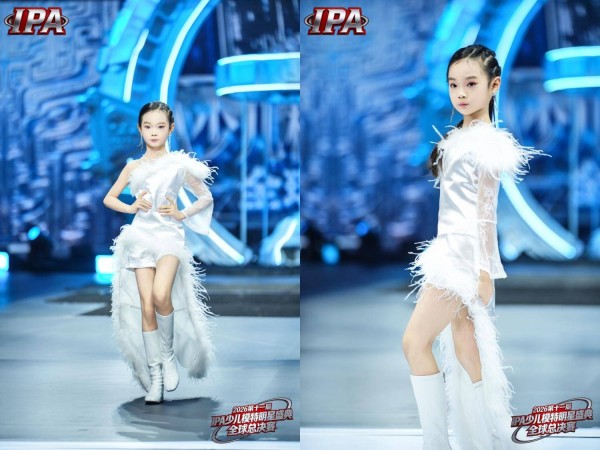 超高人气，魅力无限! 恭喜何泓霏问鼎第十一届IPA少儿模特明星盛典全球人气总冠军!