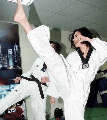 演技好又会跆拳道的明星都有谁? 刘涛很厉害, 张蓝心曾经是冠军!