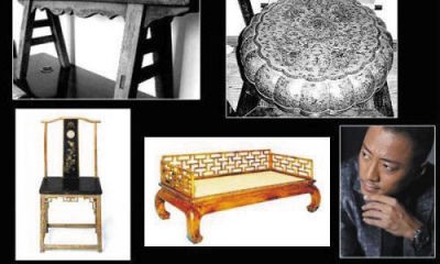 张涵予喜欢古董家具