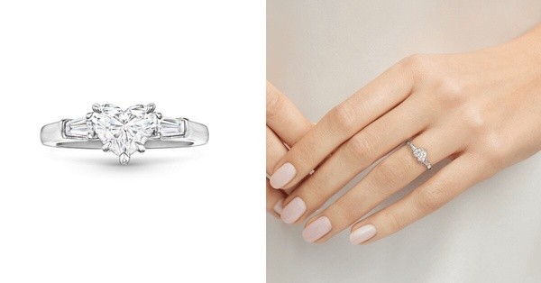 2025求婚鑽戒推薦：Harry Winston Classic Winston™心型切工訂婚鑽戒
