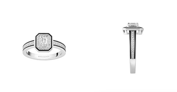 2025求婚鑽戒推薦：Boucheron Vendôme Liseré戒指