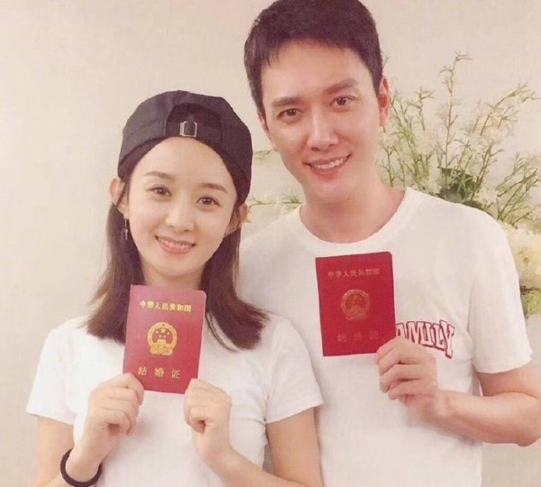 赵丽颖冯绍峰官宣领证，比起范冰冰李晨的“我们”，结婚才是正事